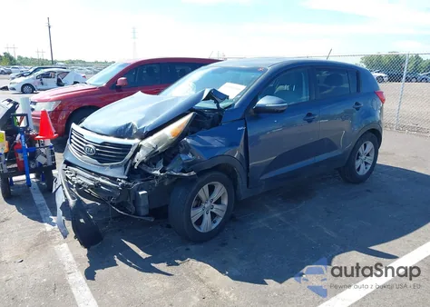 2012 Kia Sportage Lx из США, поврежденный, VIN KNDPBCA25C7258956